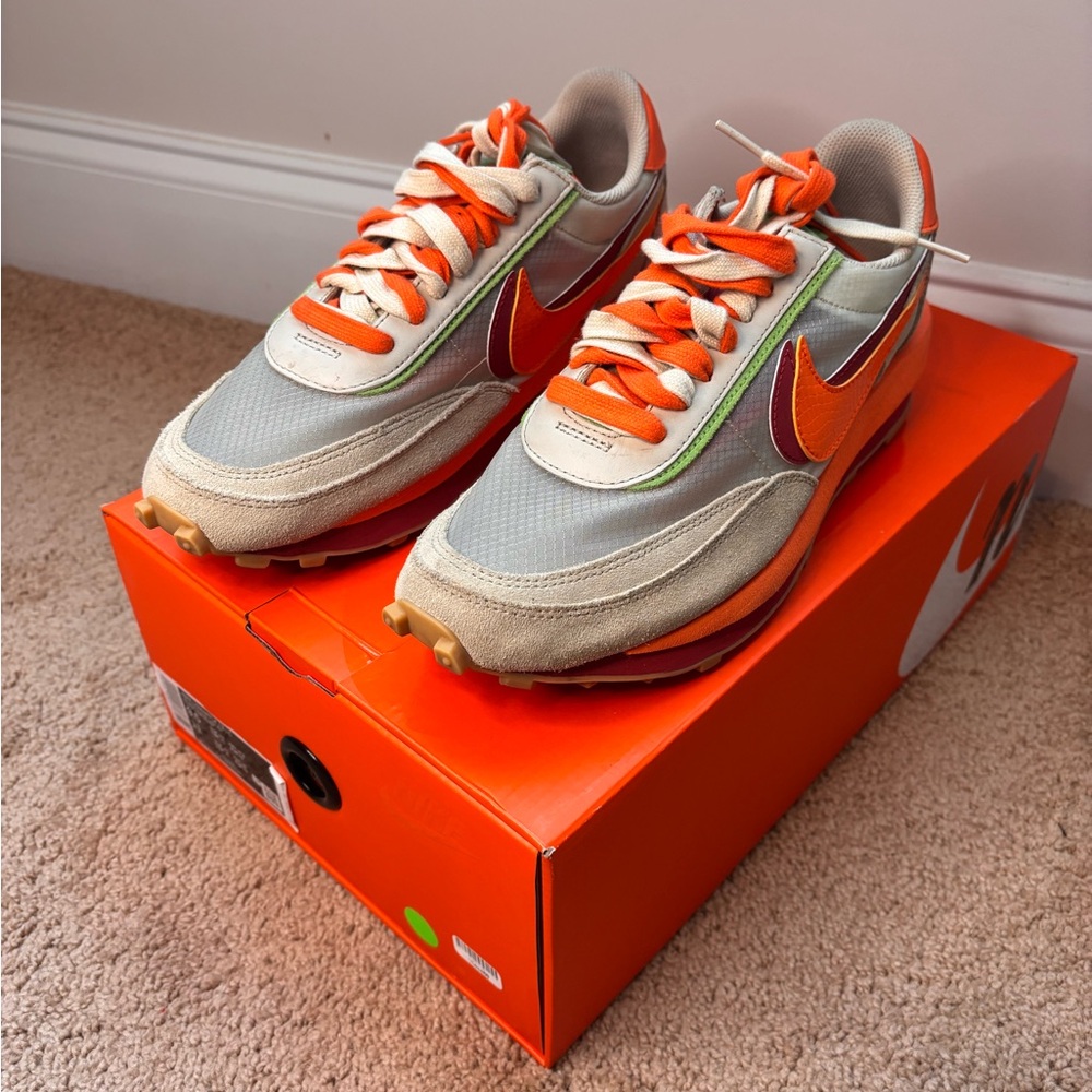 LDWaffle X sacai x CLOT “Orange Blaze” Sz 9.5